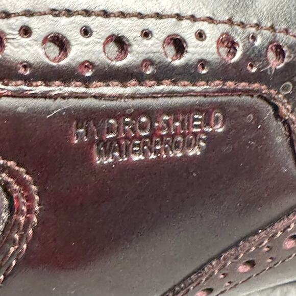 Rockport Walkability Adiprene Adidas Sz 9.5 Hydroshield Waterproof Wingtip Shoes - Picture 11 of 15